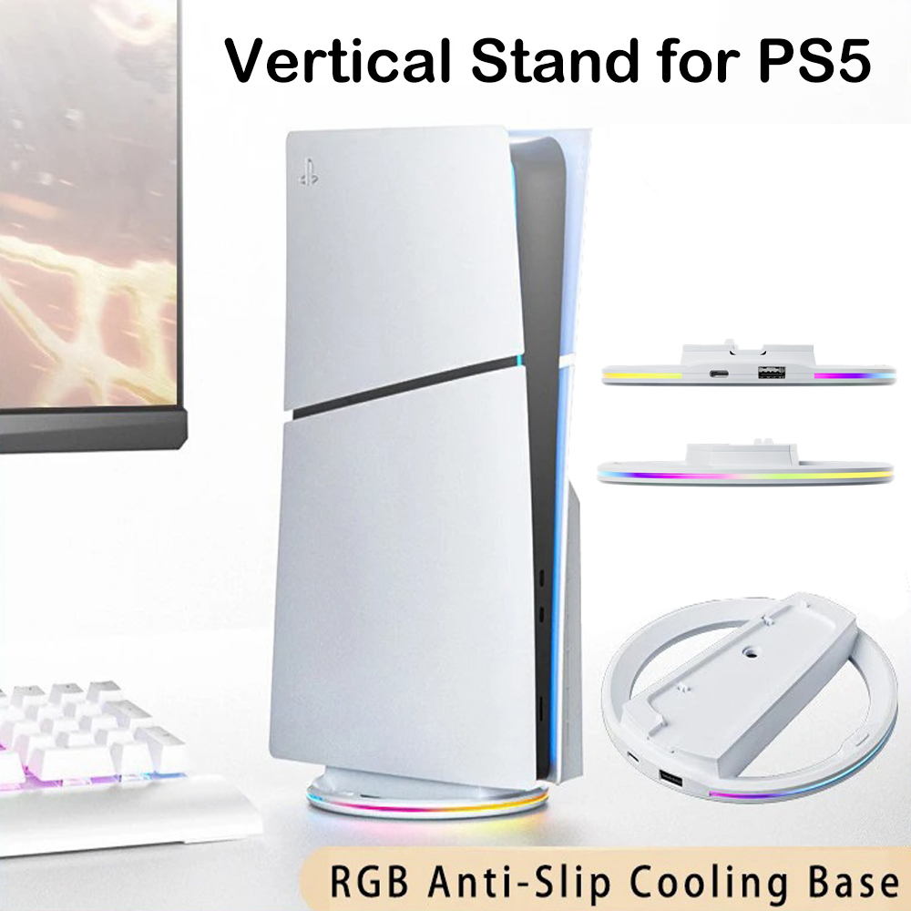 Sony Console Ps5 Slim - For PS5/PS5 Slim Cooling Base RGB