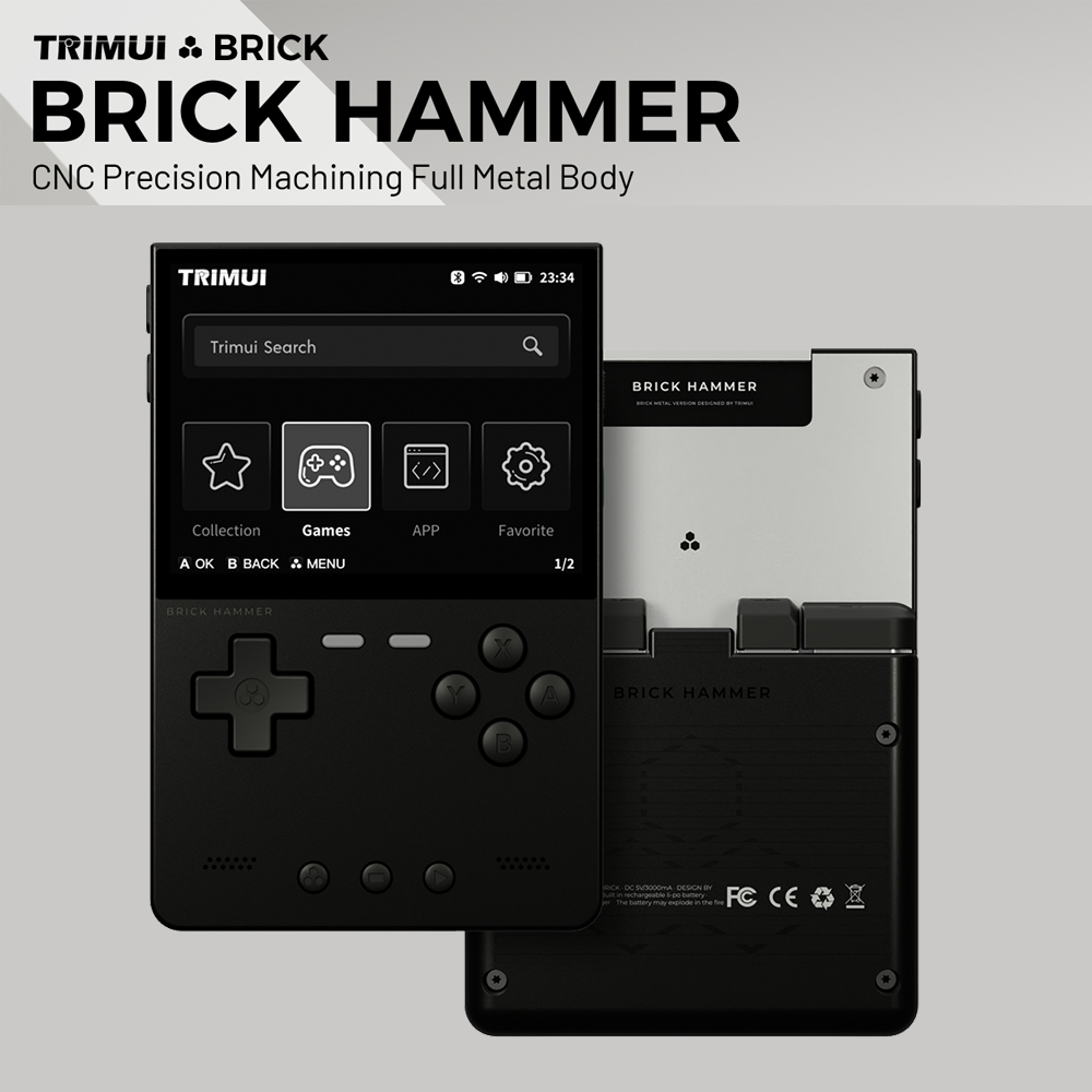 Gaming Console Android - Metal Body Trimui Brick Hammer Console
