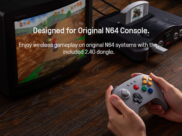 8BitDo N64 2.4G Wireless Gamin - đánh giá và giá Gaming Console Android