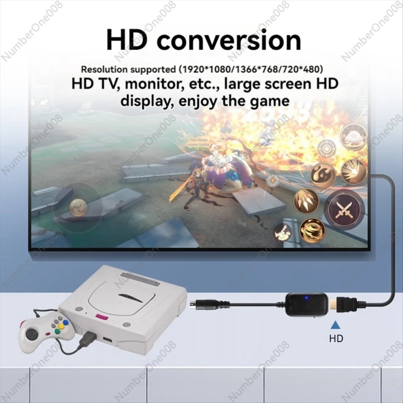 HDMI Converter Cable for Sega  - đánh giá và giá Gaming Console With