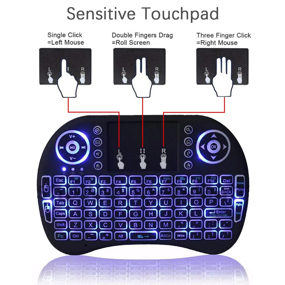 I8 Mini Wireless Keyboard 2.4G - đánh giá và giá Gaming Console For Smart Tv