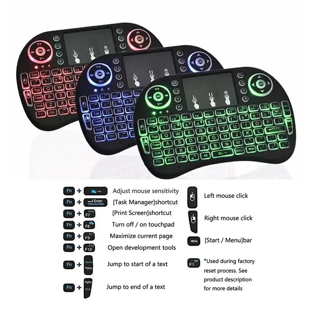 I8 Mini Wireless Keyboard 2.4G - đánh giá và giá Gaming Console For Smart Tv