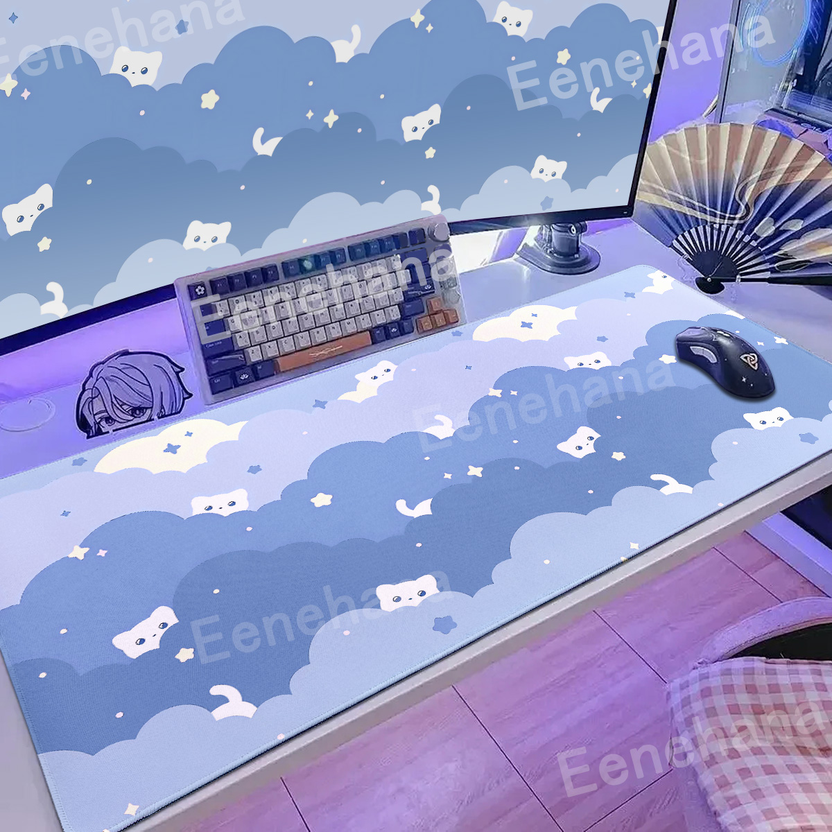 Xxl Art Clouds & Stars Pink Mo - đánh giá và giá Gaming Console Cloud