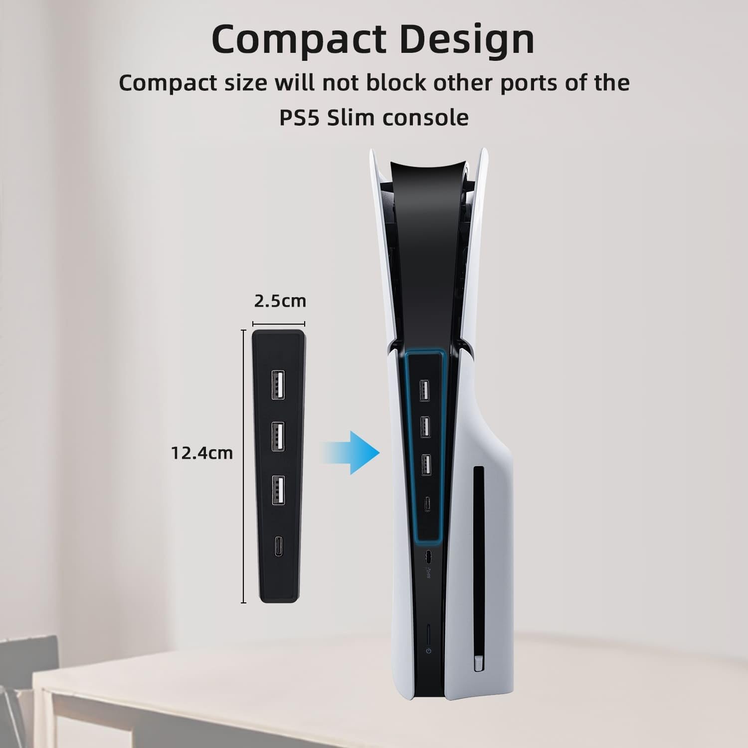 4 Ports USB Hub for PS5 Slim D - đánh giá và giá Sony Console Ps5 Slim