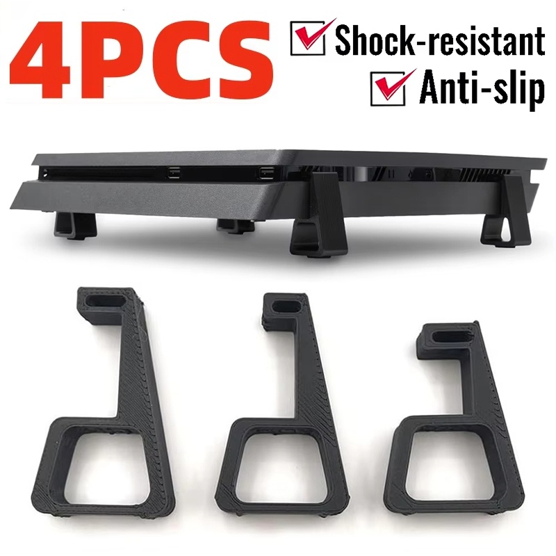 4Pcs Cooling Horizontal Holder - đánh giá và giá Gaming Console Tv Stand