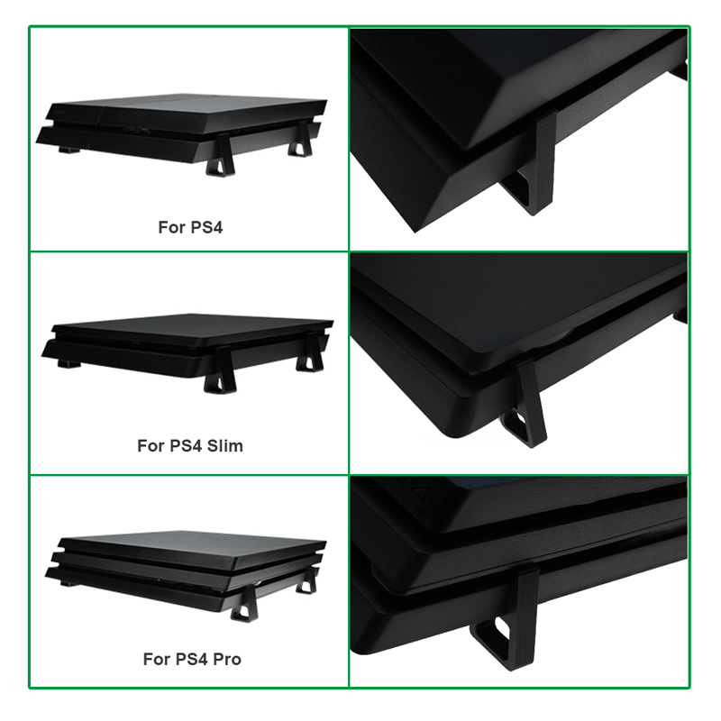 4Pcs Cooling Horizontal Holder - đánh giá và giá Gaming Console Tv Stand