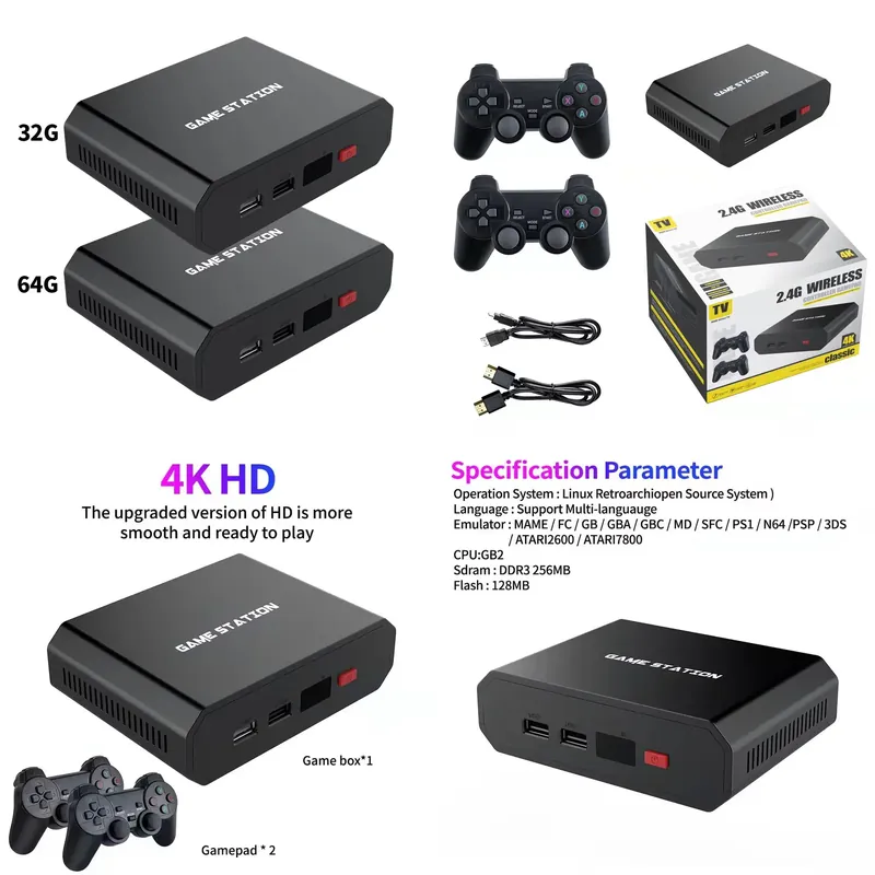M8plus HD Video Game Console B - đánh giá và giá Gaming Console With