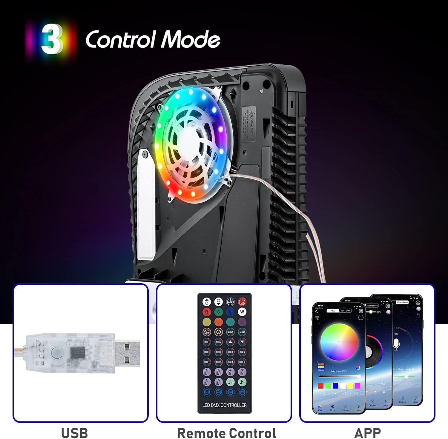 RGB LED Light Strip For PS5 Pr - đánh giá và giá Sony Console Ps5 Slim