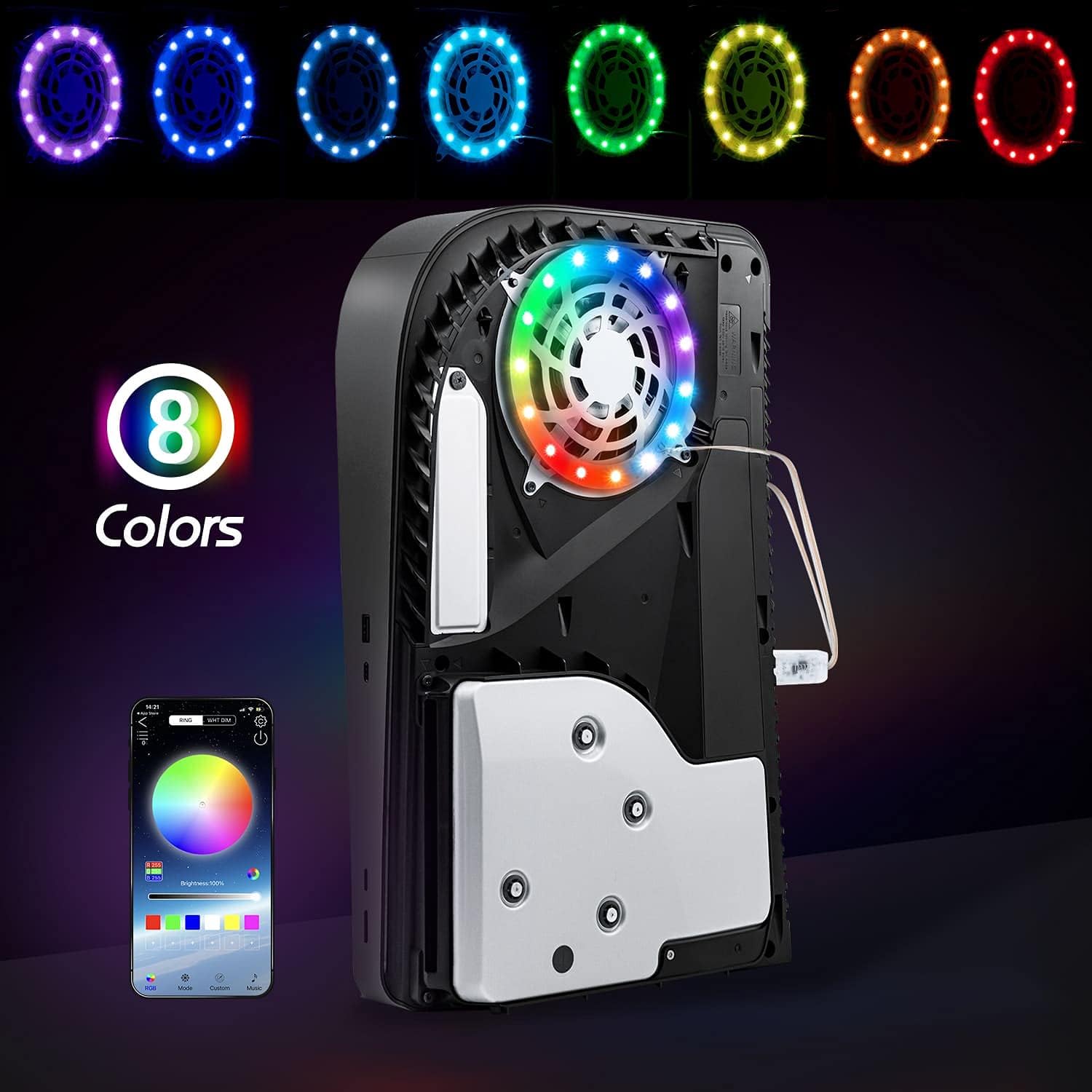 RGB LED Light Strip For PS5 Pr - đánh giá và giá Sony Console Ps5 Slim