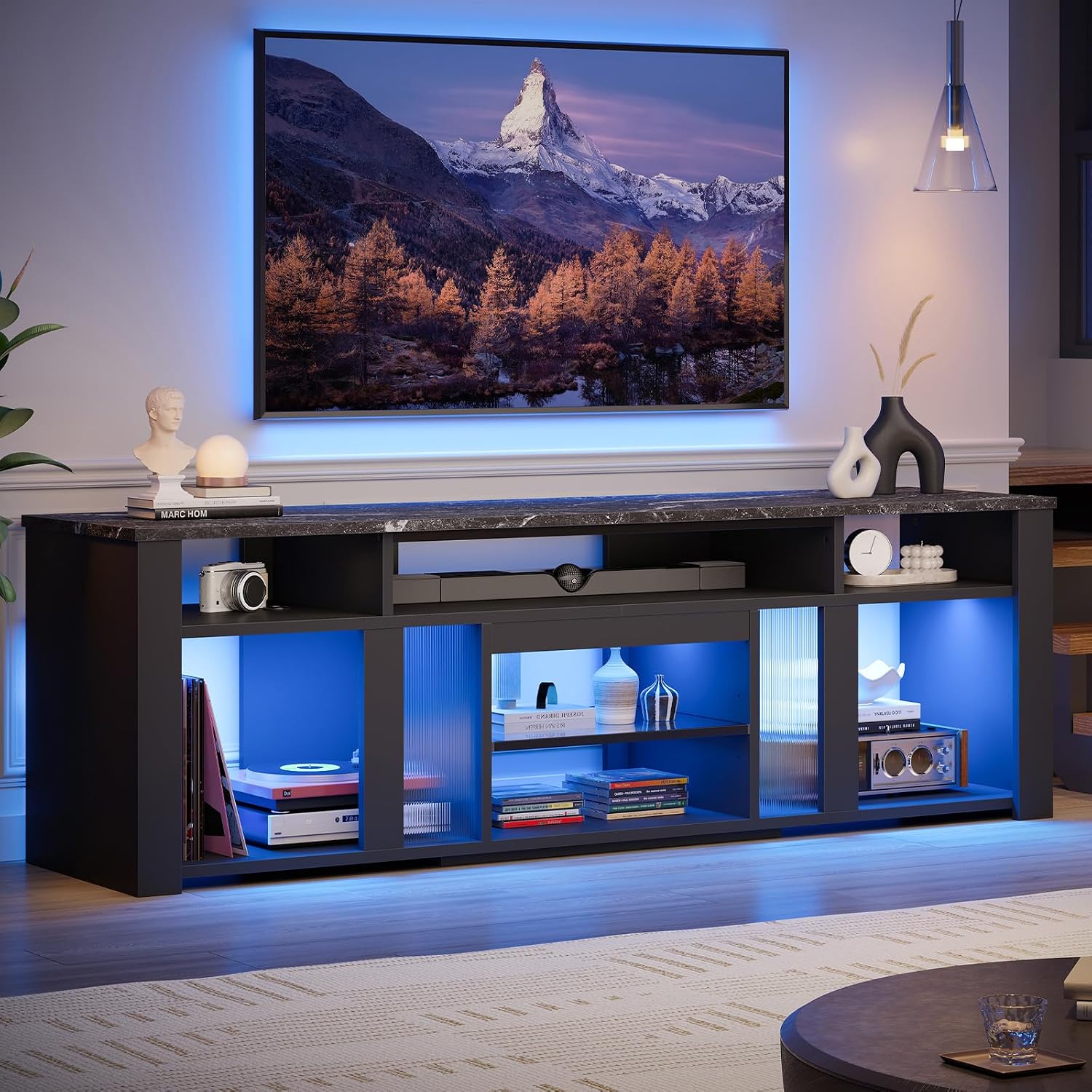 80 Inch TV Stand Entertainment - đánh giá và giá Gaming Console Tv Stand