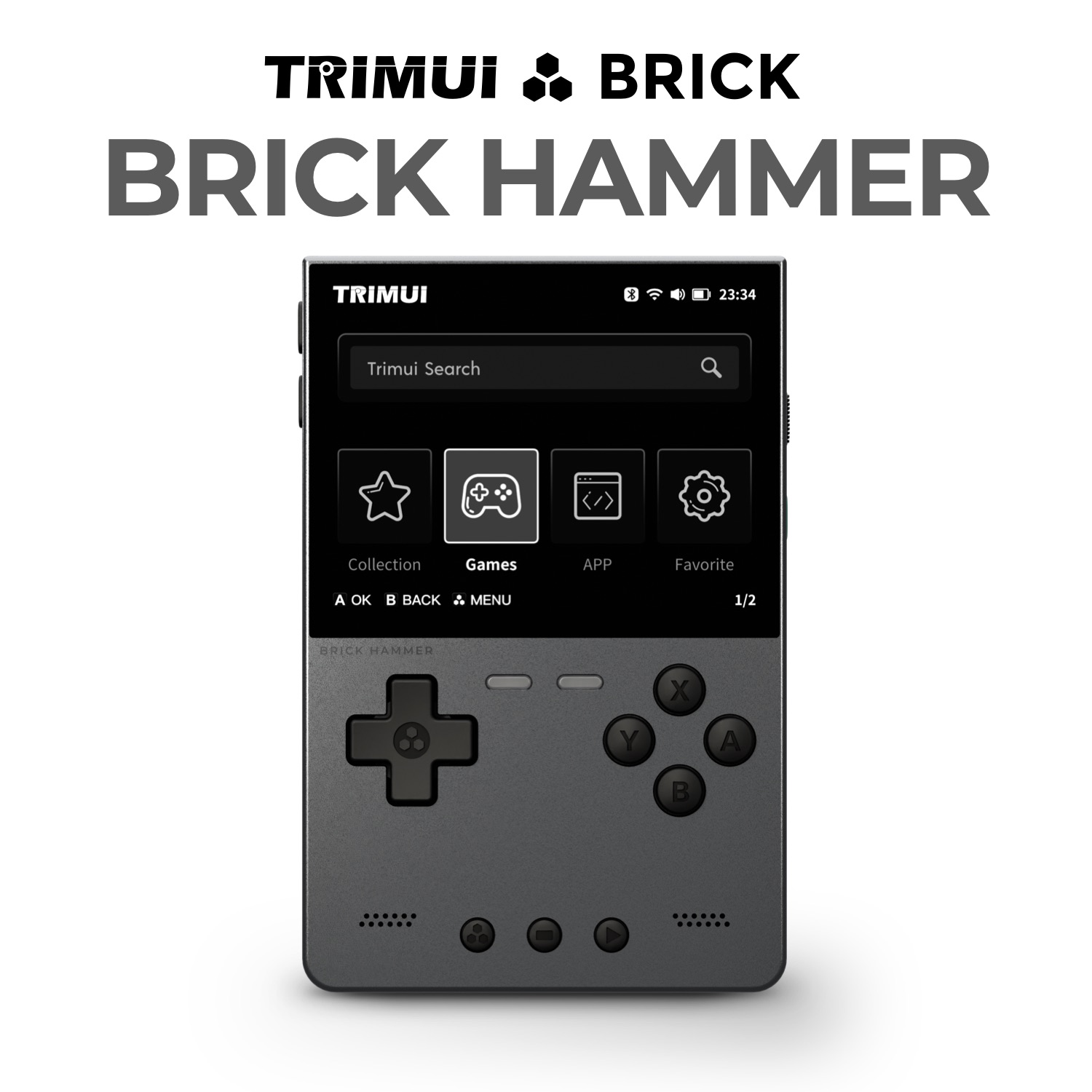 Metal Body Trimui Brick Hammer - đánh giá và giá Gaming Console Android